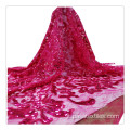 Produttori di tessuto Dress Produttore Tull Mesh Ricamo Tessuto di paillettes del cortile